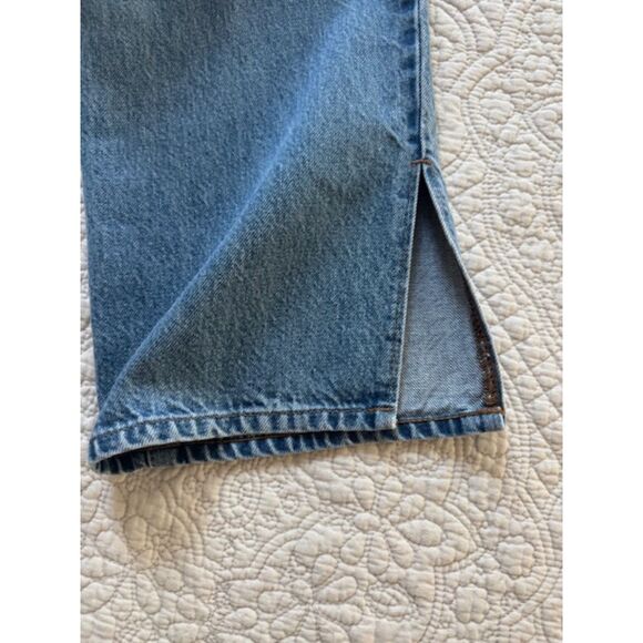 Madewell Jeans Womens Size 27 The Perfect Vintage Straight Mid Wash Split Hem - Picture 6 of 9